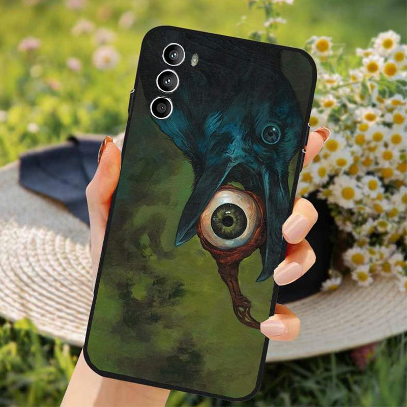 Phone Case For Xiaomi Poco C71 15T 14T Pro Redmi Note 15 14 14 13 Pro Redmi A5 15C 13C Trippy Blue Alien Eyes