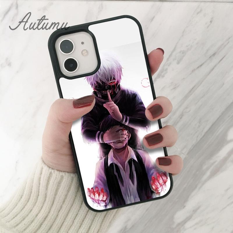 Japenese Anime Tokyo Ghoul Phone Case for iPhone 11 12 13 14 Pro Max Mini XR XS SE 2020 6S 7 8 Plus Samsung Galaxy S21 S22 Cover