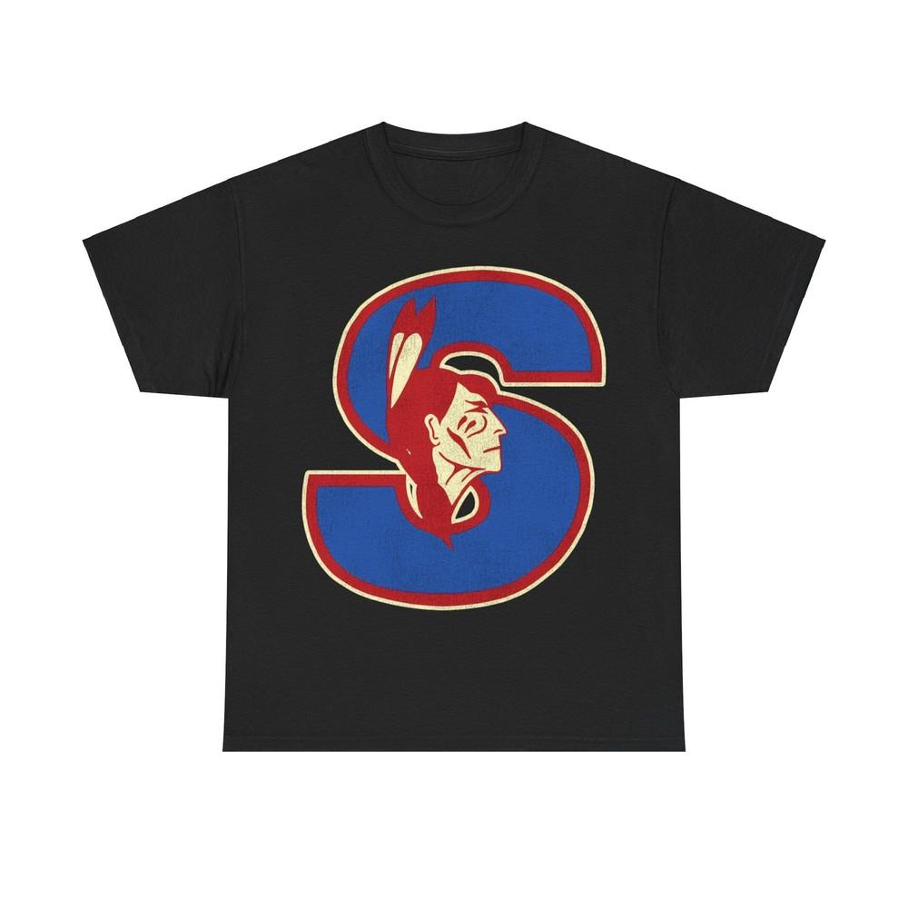 Ностальгическая футболка хоккейной команды Springfield Indians Унисекс футболка XL