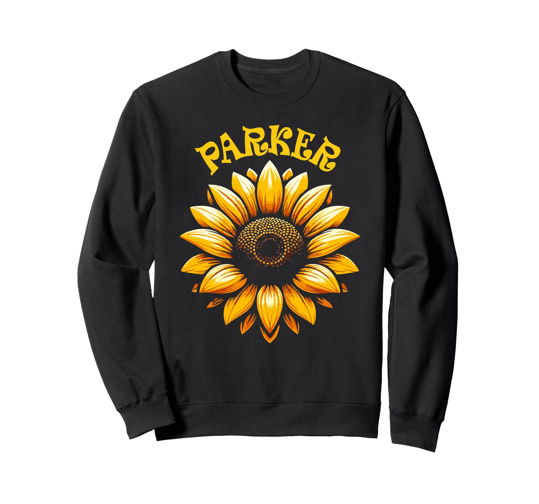 

Parker Beautiful Sunflower Design Girl s Name Hoodie Sweatshirt