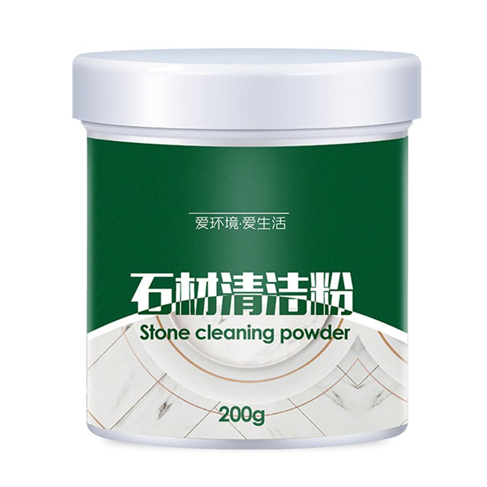 200g Granite Stone Stain Floor Remover Oil Stain Cleaning Powder For Kitchen Bathroom Tiles Flagstone Strong Stain Cleaner Tool