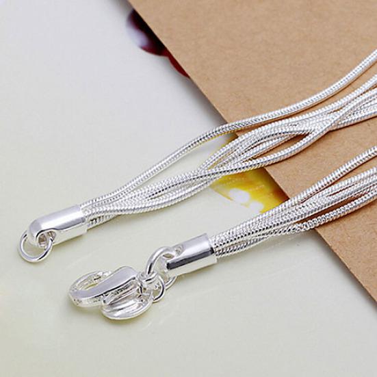 Fashion Heart Charm Pendant Silver Plated Chain Bracelet Wedding Party Jewelry