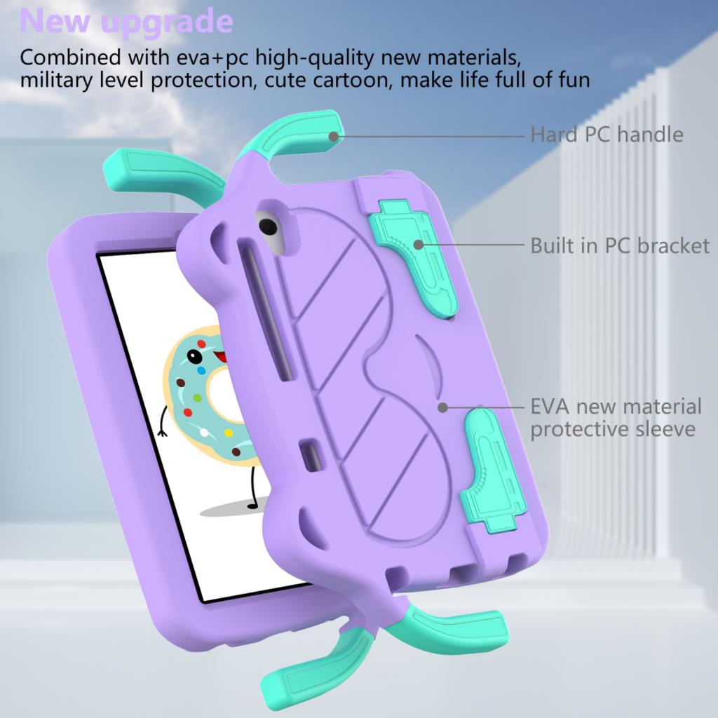 Case For Tab M11 M10 Plus 3rd Gen TB125FU TB128FU P11 Plus TB-J607F M8 4rd Gen TB300FU Kids EVA Handle Stand Tablet Cover