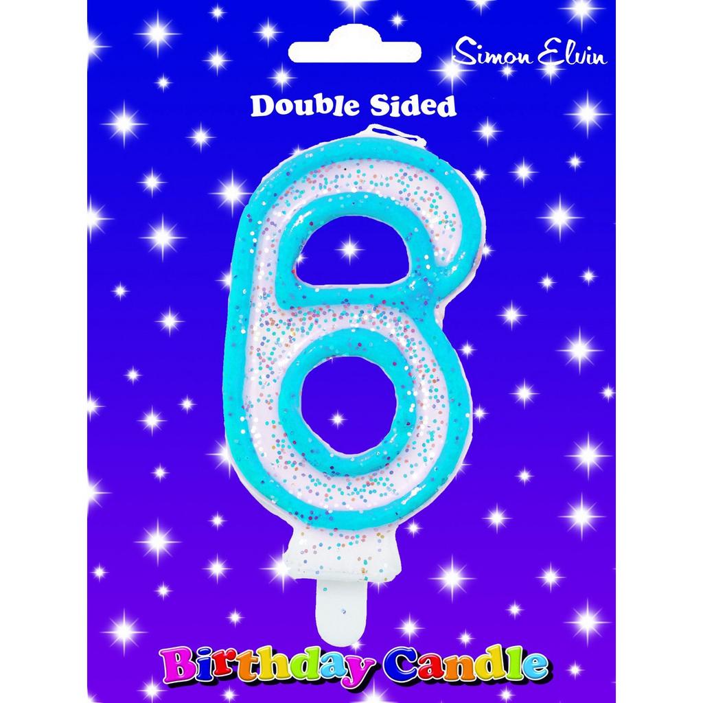 Simon Elvin 6 Number Birthday Candle