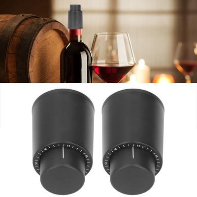 2pcs Reusable Wine Bottle Stopper Vacuum Pump Wine Preserver Vacuum Wine Stopper  Champagne Bottles