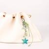 New starfish chain bag pendant fashionable ocean series ins fresh and sweet wind keychain pendant