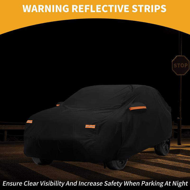 Motoforti All-Weather Waterproof Car Cover - UV-Resistant Outdoor Full Exterior Protection for mg ZS 2017- 210D-PU