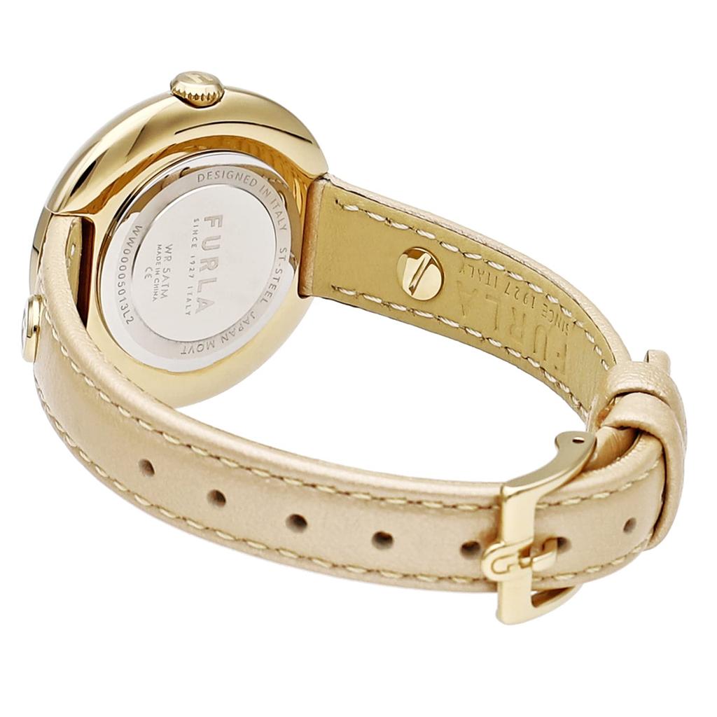 Watch FURLA COSY Gold Dial Stainless Steel Quartz Watch Jewelry Accessory WW00005013L2 [Furla] 30.5MM Women's [Item]