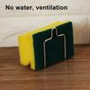 Yousheng Kitchen Sink Caddy Sponge Holder Rust-Proof Polished Surface Easy Installation Bathroom Organizer Rack with Suction Cup