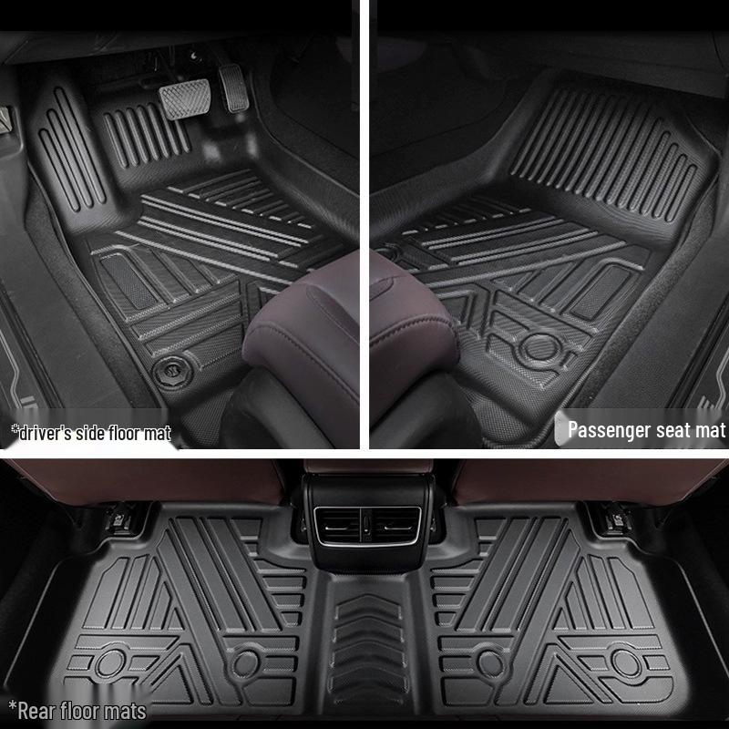 Toyota Land Cruiser LC300 TPE 7-Seat Floor Mats & Waterproof Trunk Mat for LHD/RHD.
