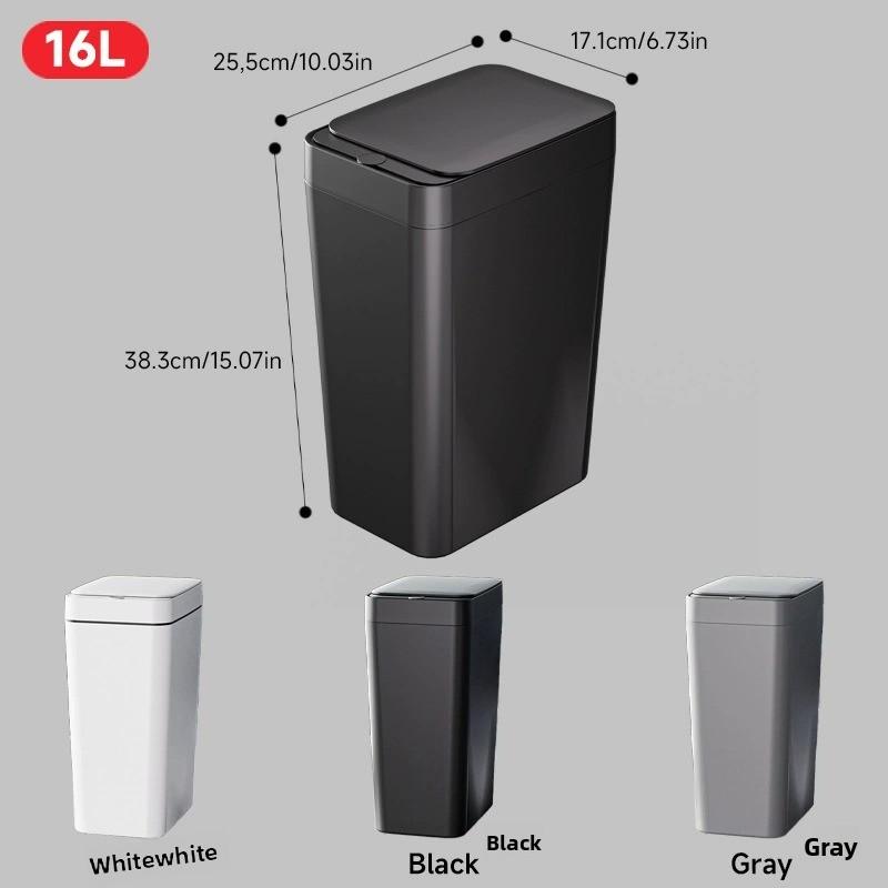 Cubo de basura inteligente automático con sensor para cocina baño y hogar gran capacidad