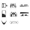 2020-2021 Star Car Interior Peach Wood Carbon Fiber Anti-Scratch Gear Console Decorative Trim.
