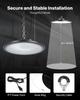 20 Pack LED High Bay Lights, 5000K 150W 21000LM Super Bright UFO LED Warehouse Shop Lights, IP65 Waterproof, 100-277V Wide Voltage for Warehouse