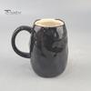Interesting Niche Holiday Present Horror Face Ceramic Coffee Mug, Unique Mask Water Funny Daily Cup Cup, 385ml Capacity, Decorative Drinkware
