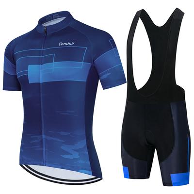 Muži 2024 Nový Cyklistický dres Set léto Krátký rukáv Prodyšné MTB kolo Cyklistické oblečení Maillot Ropa Ciclismo Uniform Suit