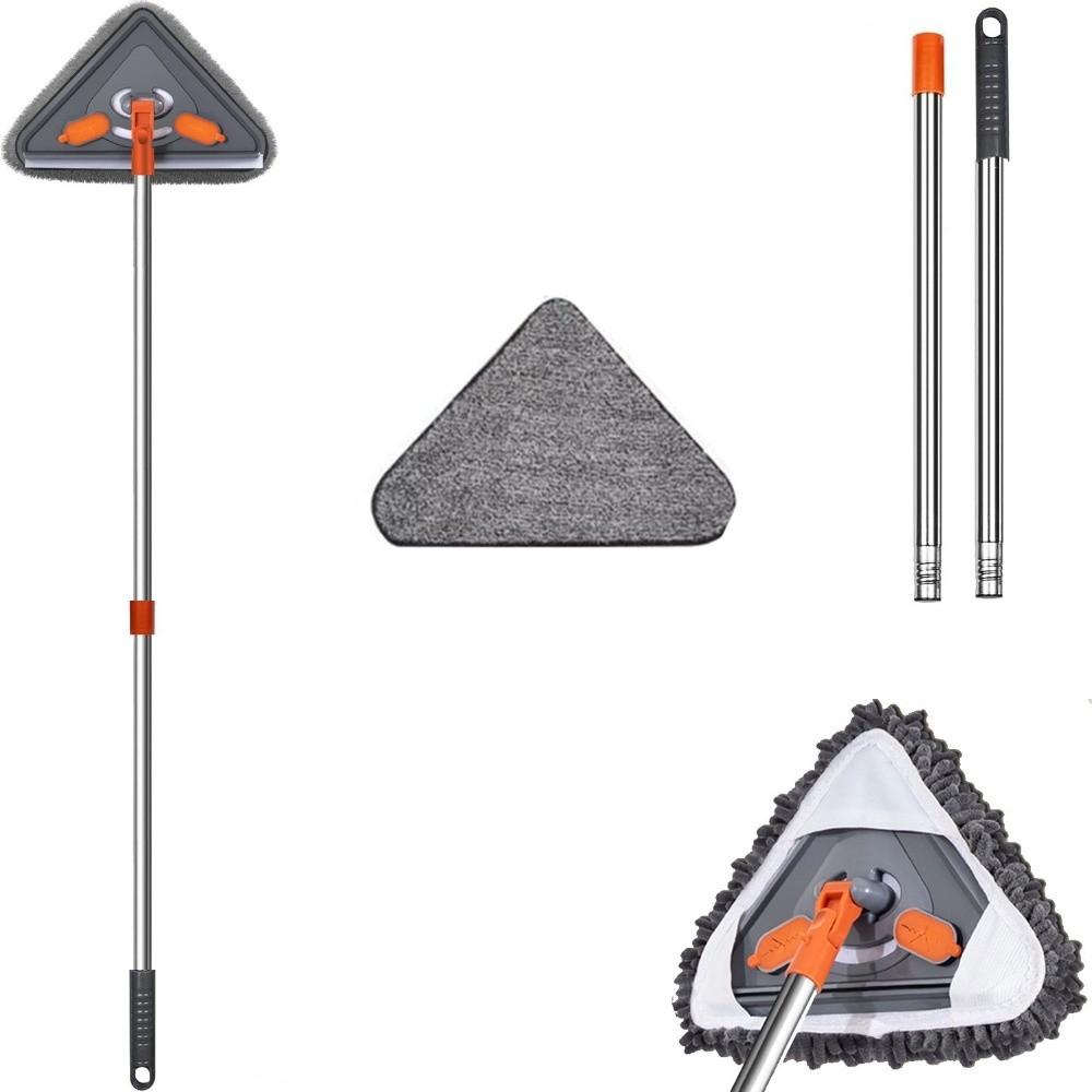 360° Rotatable Glasss Wall Mop Dry And Wet Use Glass Door Mop New Window Cleaning Mop For Ceiling