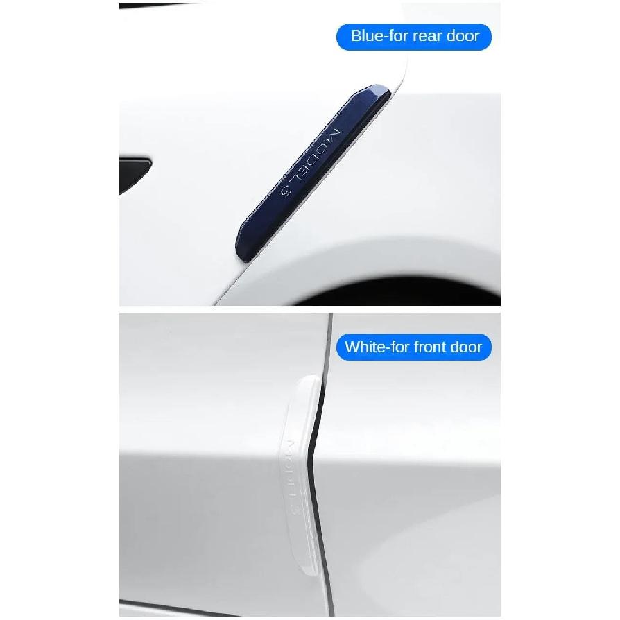 For Tesla Model Y Juniper 2025 Door Protector Strip Anti-Collision Model 3 Door Side Edge Protection Sticker Guard Accessories Interior Mirrors 6