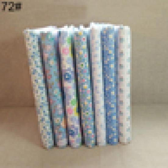 7 pezzi/set tessuto trapuntato tessuto di cotone floreale accessorio fai da te cucito fatto a mano