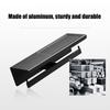 Waterproof Design Bathroom Tissue Holder Black Toilet Paper Storage Shelf  Space Saving