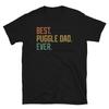 Best Puggle Dad Ever Dog Breed Father’s Day Puppy Short-Sleeve Unisex T-Shirt