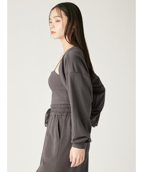 FRAY Cami Set Sweat Bolero FWCT251143 CGRY I.D. Women's Cup-in