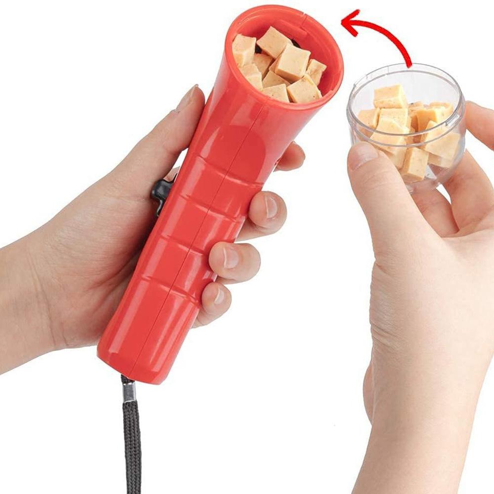 Dog Cat Treat Dispenser Launcher Gun Toys Dog Handheld Pet Puppy Food Feeder Toy Puppy Snack Shooter Feeder Dog Interactive Toys