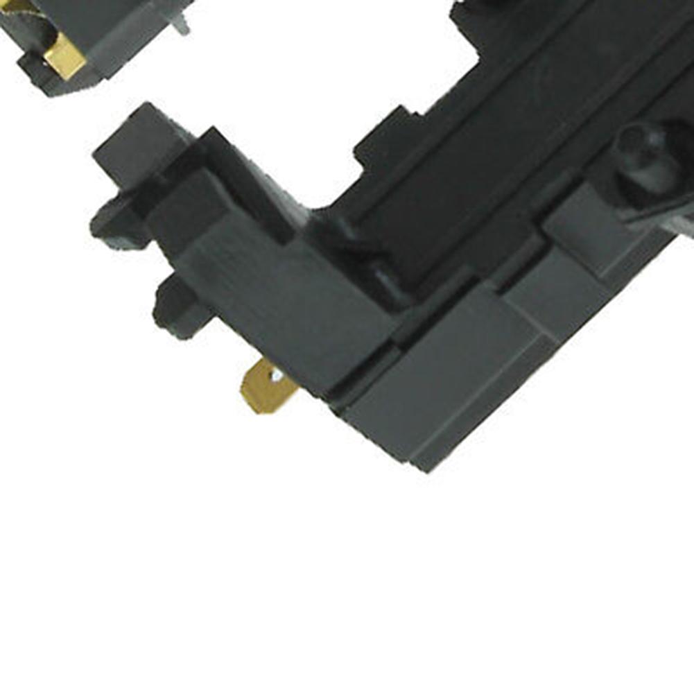 Motor Carbon Brushes Plastic Washing Machine 2 Pcs Black