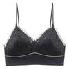 Sexy French Triangle Cup Light and Thin Gathering Seamless Back Lace Collection Breast Sling Seamless Bra Cover