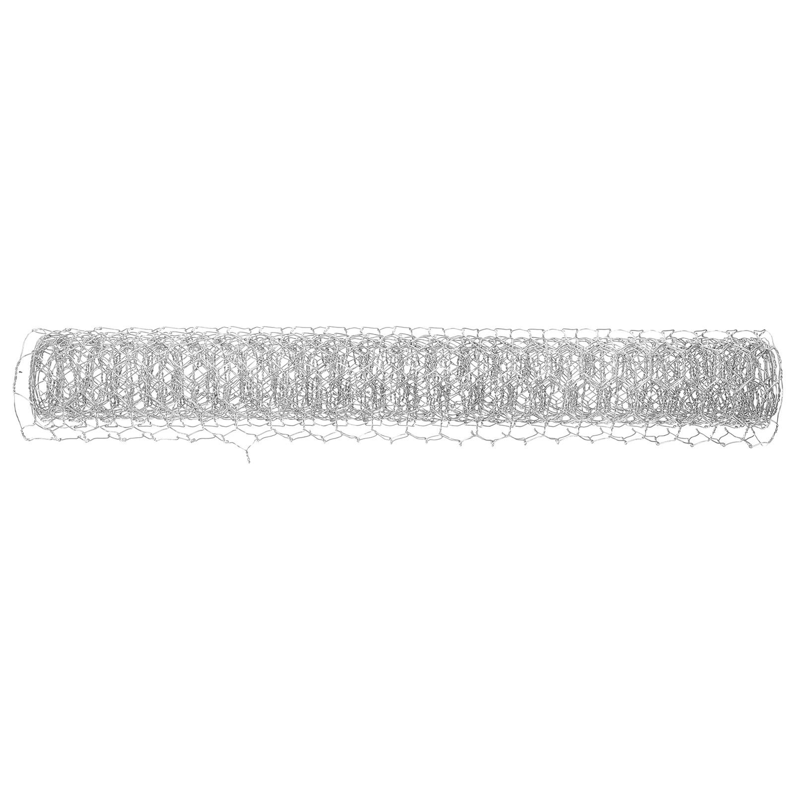 Hexagonal Galvanized Wire Mesh Sturdy Poultry Wire Mesh Chicken Fence Net for Garden Craft DIY Livestock Protection Net 100X35X35CM