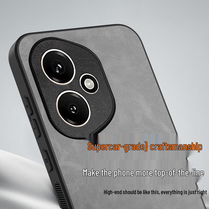 Honor 500 Vollständige Abdeckung Nubukleder Handyhülle