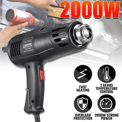 2000W Electric Hair Dryer with LCD Screen for Soldering