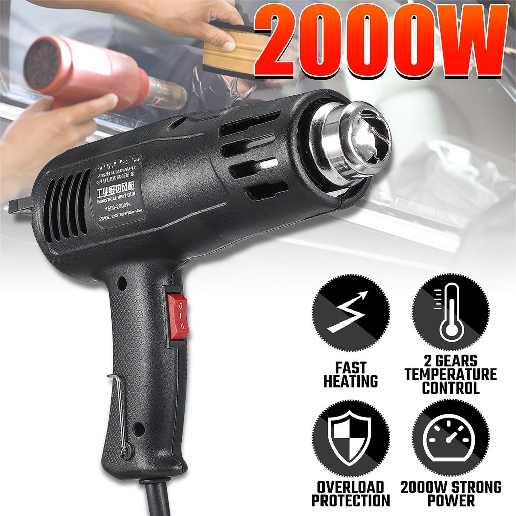 

Электрический фен 2000 Вт с ЖК-экраном для пайки