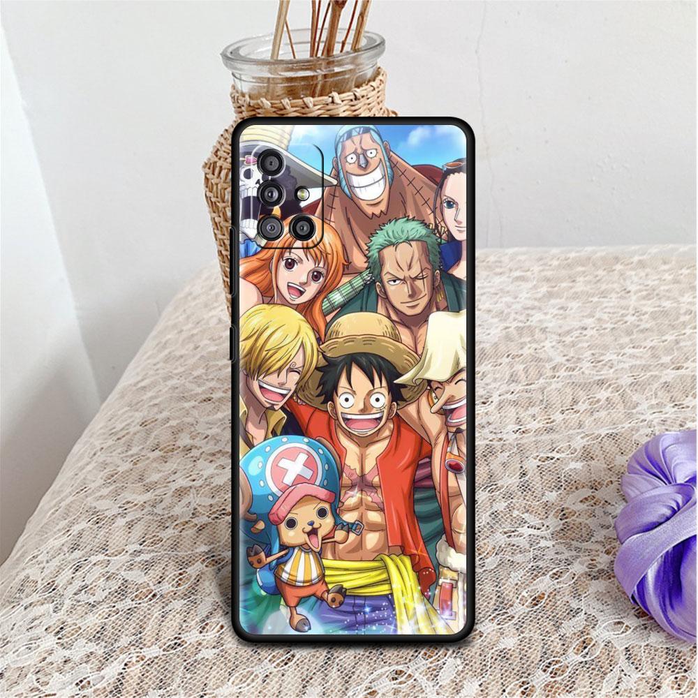 Jednoczęściowe Etui Na Samsung Galaxy A52 A12 A32 A51 A21s A71 A13 A53 A22 A31 A72 A03 A02s A41 Czarne Etui na Telefon