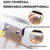A84X-10 Sets Adjustable Sliding Window Locks With Keys - For Vertical & Horizontal Windows/Doors, Home Office Patio Bedroom