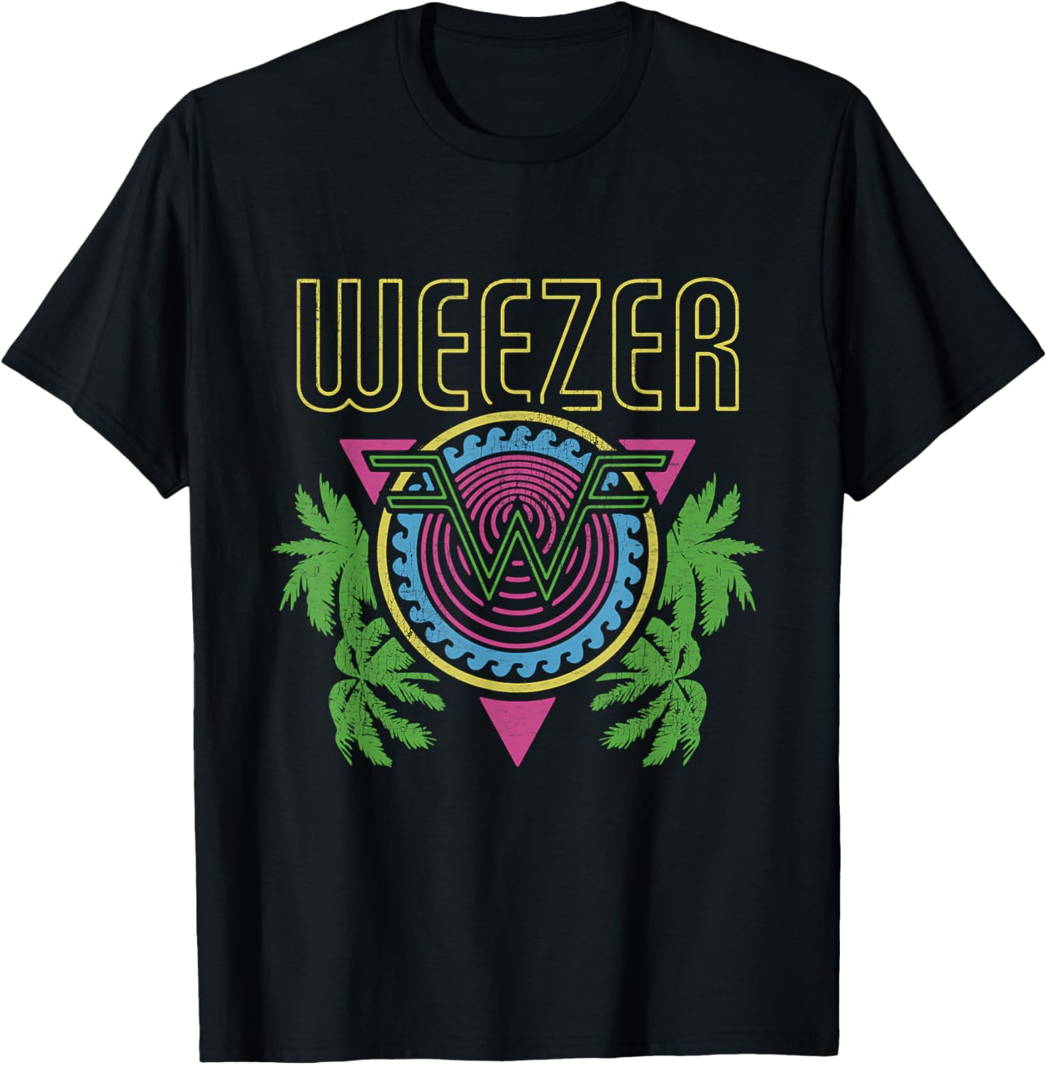 Weezer Flying Palm  Unisex T-Shirt XXXXL
