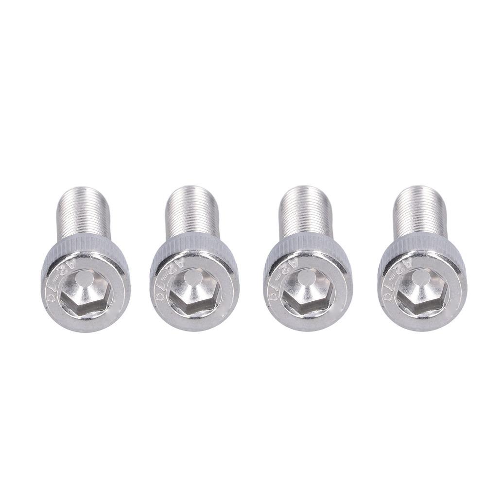 4PCS Stainless Steel Hex Socket Bolt Fastener Hardware  for Engineering, Construction and DIY