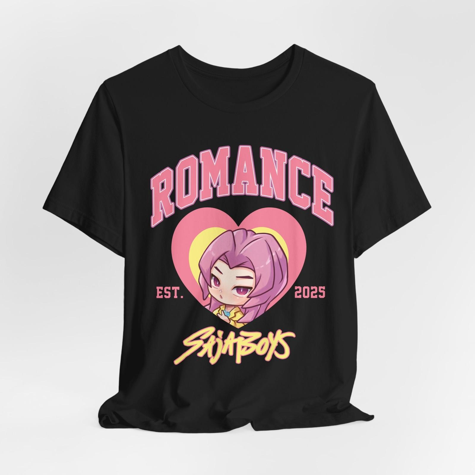 ROMANCE Saja Graphic T-Shirt Mens Womens Tees Top Tee Tops, Unisex Short Sleeve Shirt, Cute XL
