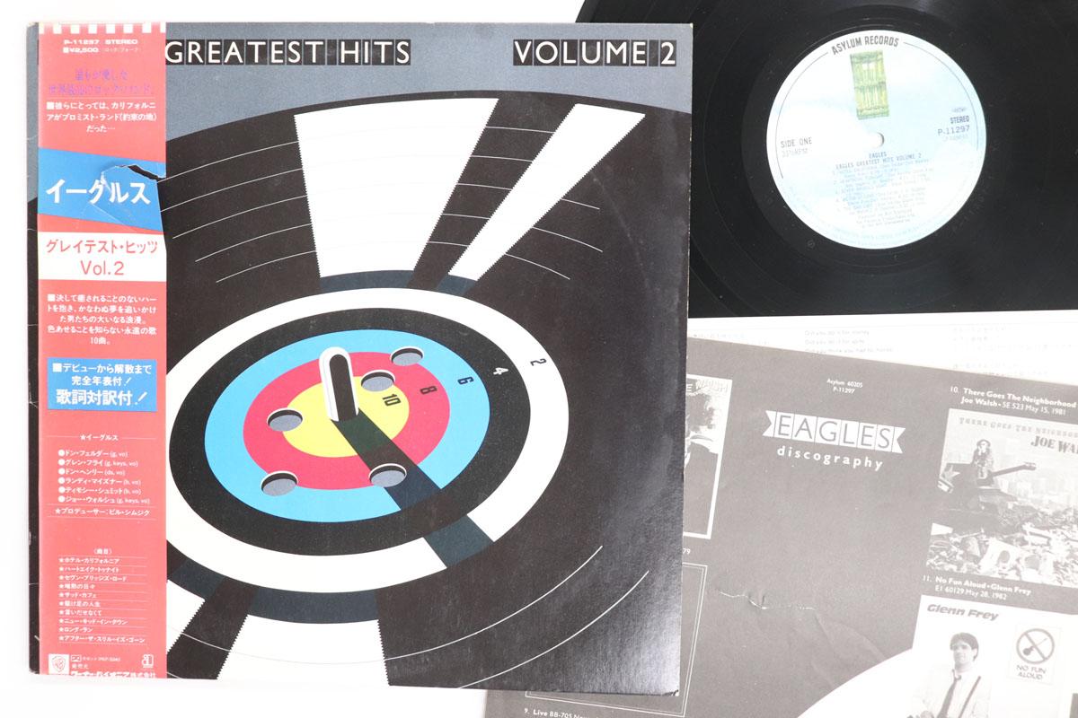 Виниловая пластинка EAGLES  Eagles Greatest Hits Volume 2 P11297 ASYLUM 1982 Япония Obi Рок Б/у
