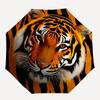1pc Tiger Portrait Umbrella with Plastic Handle,Suitable for All Seasons Umbrellaptys26060