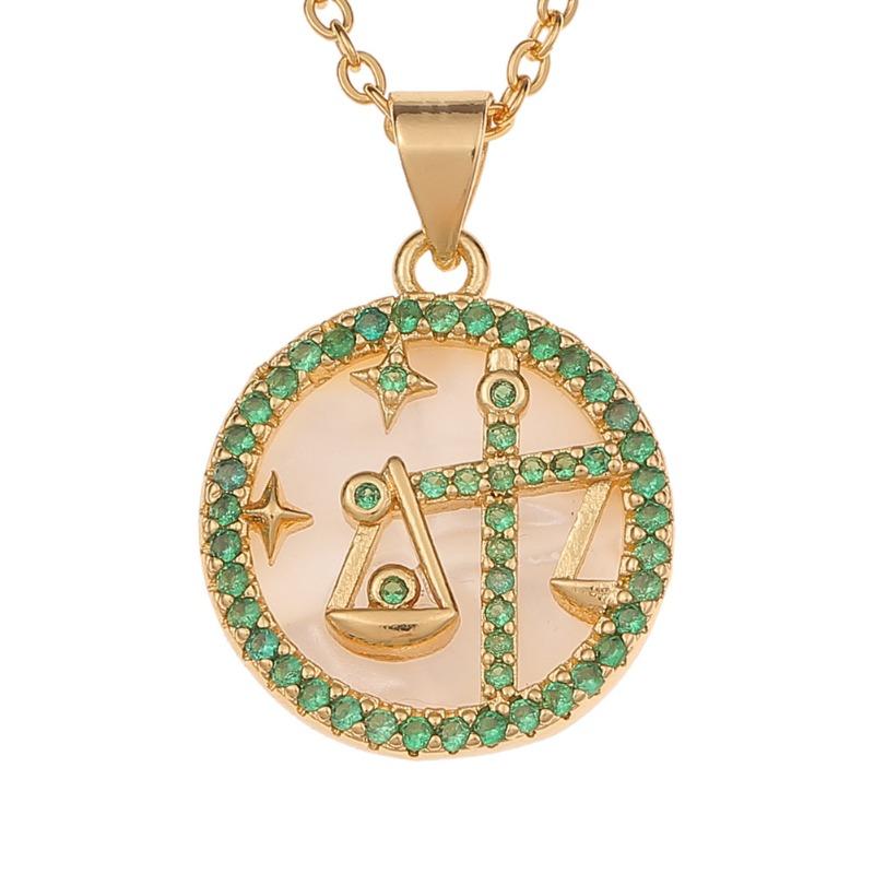 12 constellation fritillary jewelry pendant niche style creative twelve constellation necklace