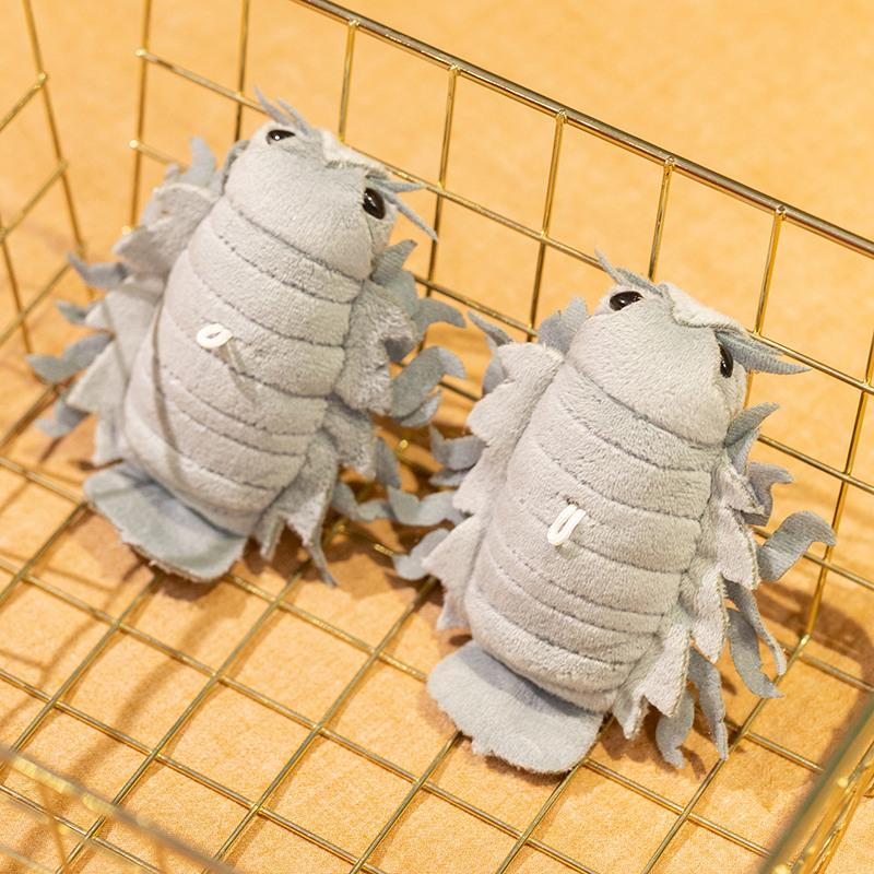 13Cm Simulated Footed Insect Plush Toy Deep-Sea Insects Doll Lifelike Insect Toy Creative Git Toy