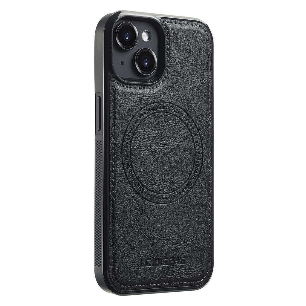 LC.IMEEKE L3 For iPhone 13 Mini Magnetic Case Detachable Card Holder Leather TPU Mobile Cover