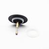 Brass Basin Drain Stopper Pop-up Sink Strainer Waste Plug with Chrome Finish for Bathtub & Floor Application