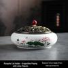 Large Ceramic Mosquito Coil and Incense Burner: Indoor Sandalwood and Agarwood Holder