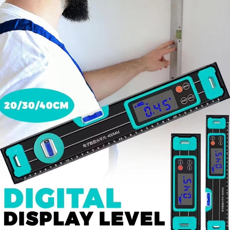 Illuminated Bubble Level Digital Angles Measurement for Easy Reading Magnetic Base Convenient Operation