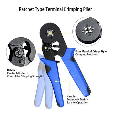 Ferrule Crimping Tool Kit Ferrule Crimper Plier 1200Pcs Wire Ferrules Ends Terminals