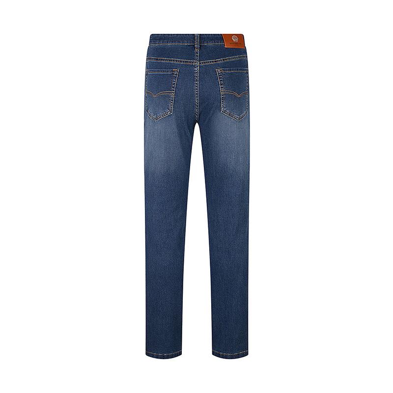 Men s Lyocell Blend Stretch Straight-Leg Jeans 35 180/90A