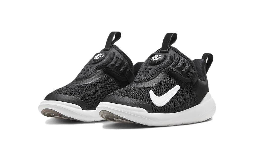Nike E Series 1.0 TD Breathable Low Top Running Shoes Black White Infant And Toddler DV4252-002