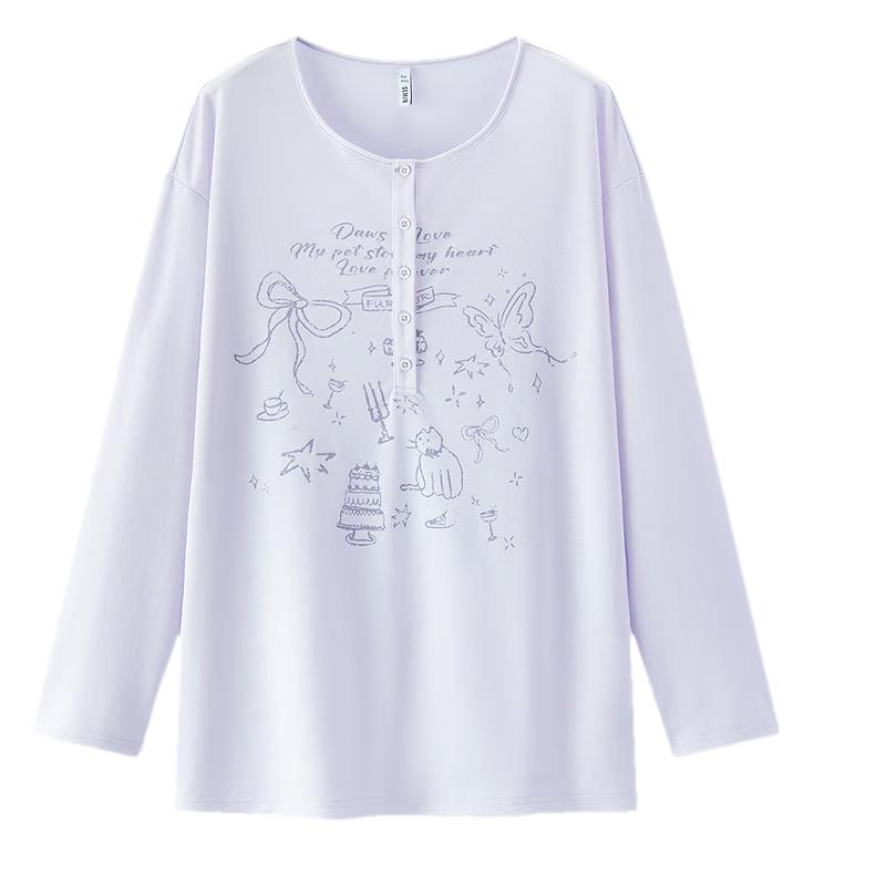Semir Women's Oversize Printed Long Sleeve T-Shirt