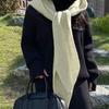 Blogger recommends casual hat, scarf, scarf, integrated shawl, false collar, students keep warm in autumn and winter